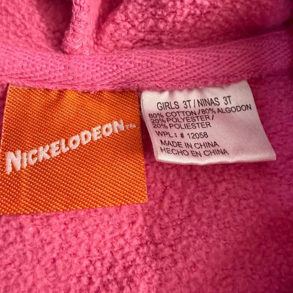 Vintage Y2K Nickelodeon Dora The Explorer Full Zip Sweatshirt Hoodie Girls 2T